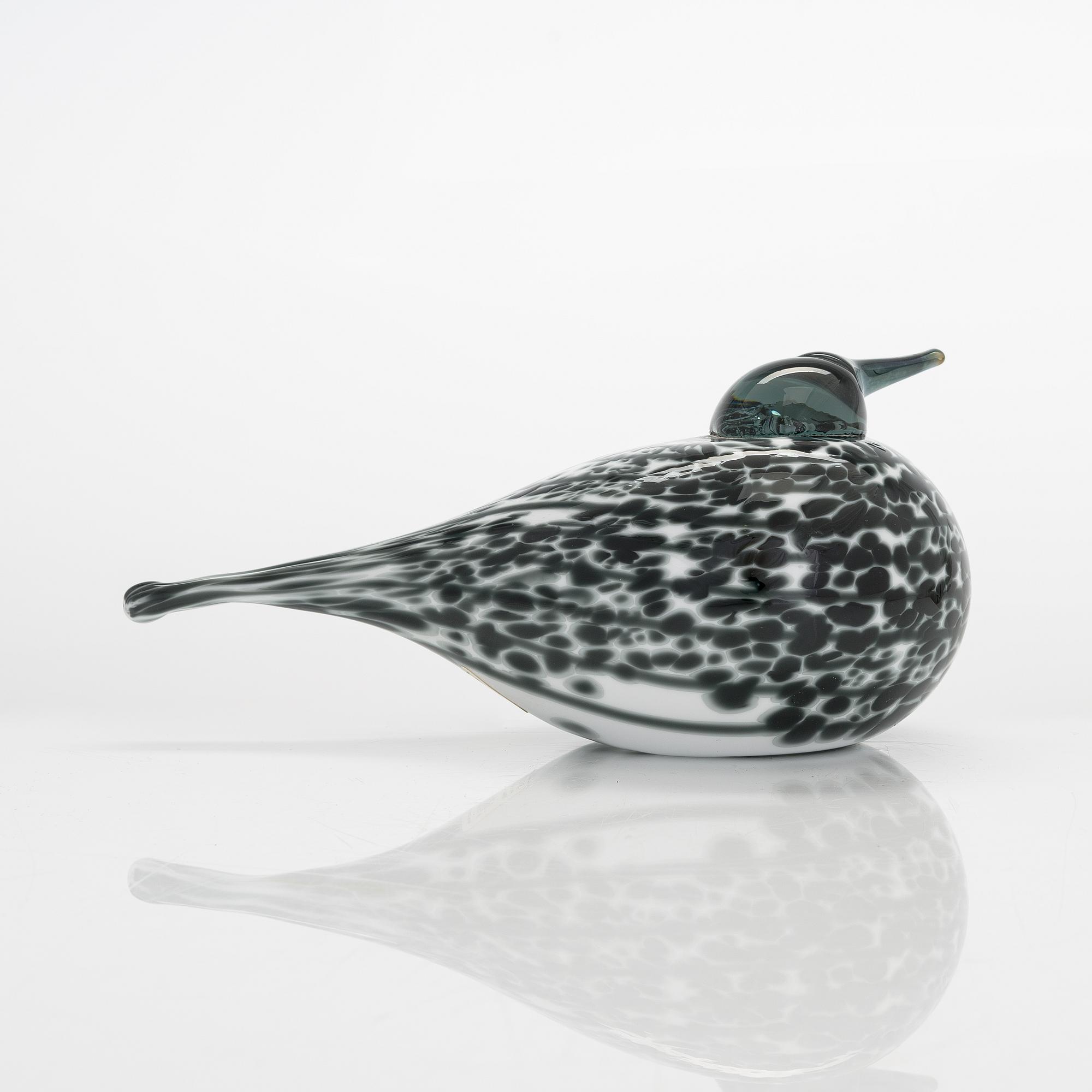 Oiva Toikka, annual glass bird, signed O. Toikka Nuutajärvi 2012.