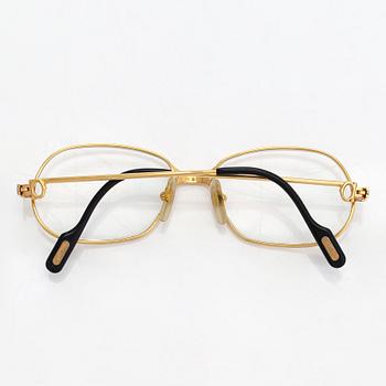 Cartier, Panthere, glasses. Marked Cartier Paris Made in France, 54 15, 130, serie LIMITEE.
