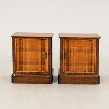 Bedside Tables, a Pair, Art Deco, First Half of the 20th Century.