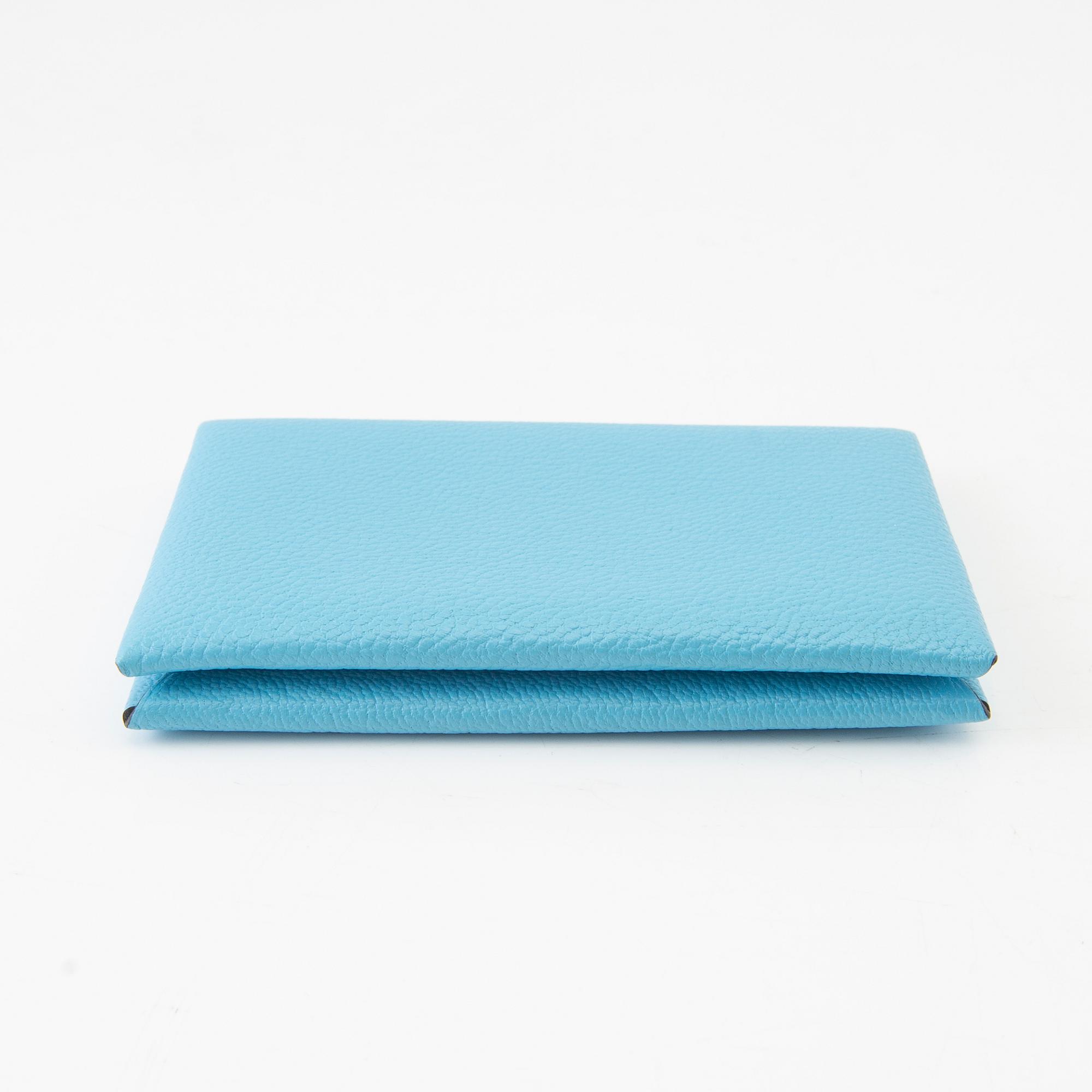 Hermés, card holder, "Porte-Cartes Calvi Chevre Mysore" 2021.
