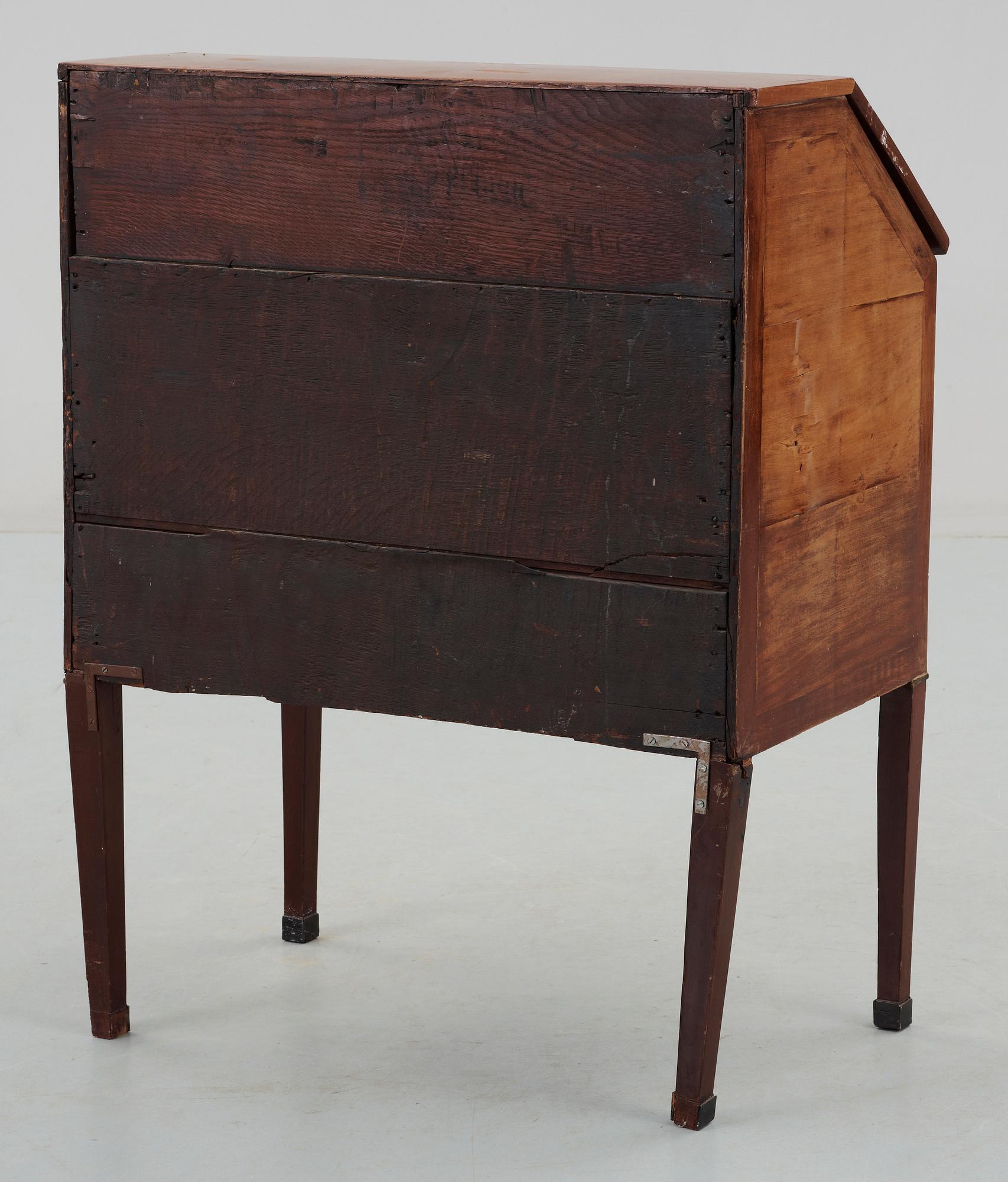SEKRETÄR, gustaviansk stil, 1800-tal.