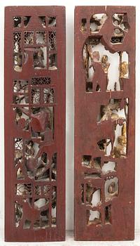Paneler 2 st Kina omkring 1900.