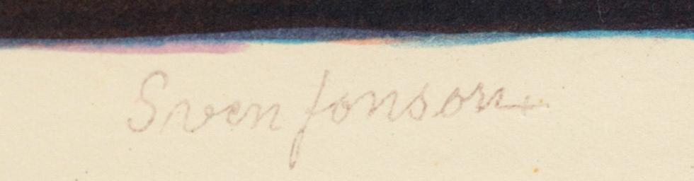 SVEN JONSON, a signed and numbered lithograph.