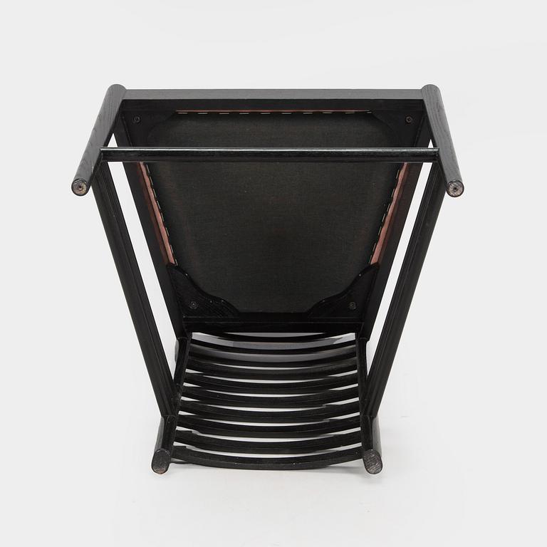 Charles Rennie Mackintosh, a 'Hill house 1' chair for Cassina, designed in 1902.