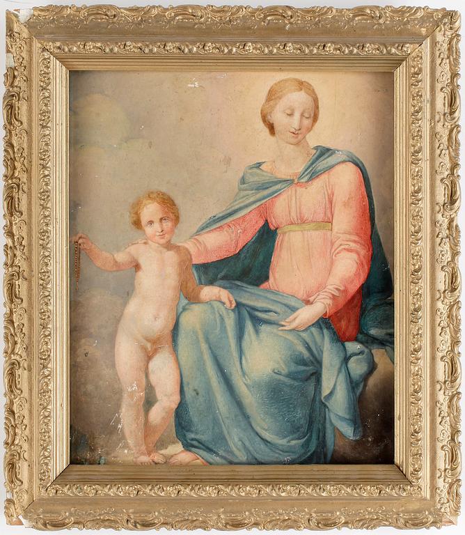 FLAMLÄNDSK MÄSTARE/SKOLA 1700-TAL, olja på pannå.