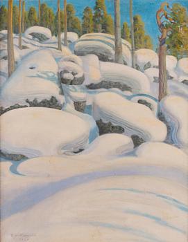 DAVID JOHANNES NIEMELÄ, oil on canvas, signed and dated 1928.