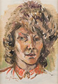 EVA BREMER-MYNTTI, oil on canvas laid on panel, signed and unclearly dated.