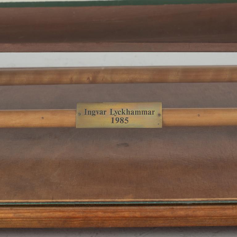 Ingvar Lyckhammar, boat model, 1985.