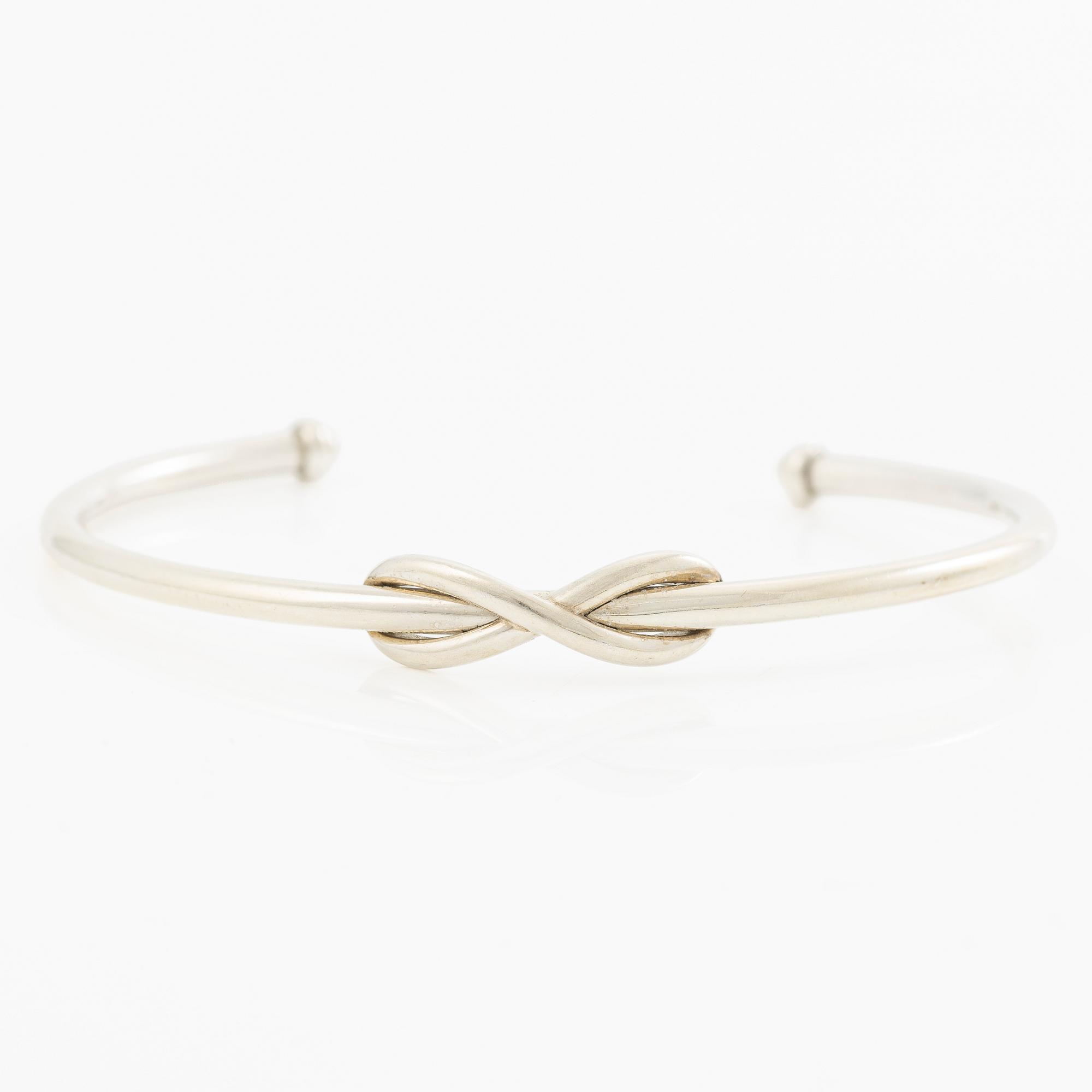Tiffany & Co, armring, sterlingsilver, "infinity cuff".