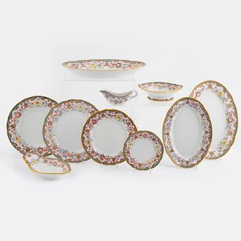 A creamware "Formosa" dinner service, Rörstrand, Sweden, around 1900.