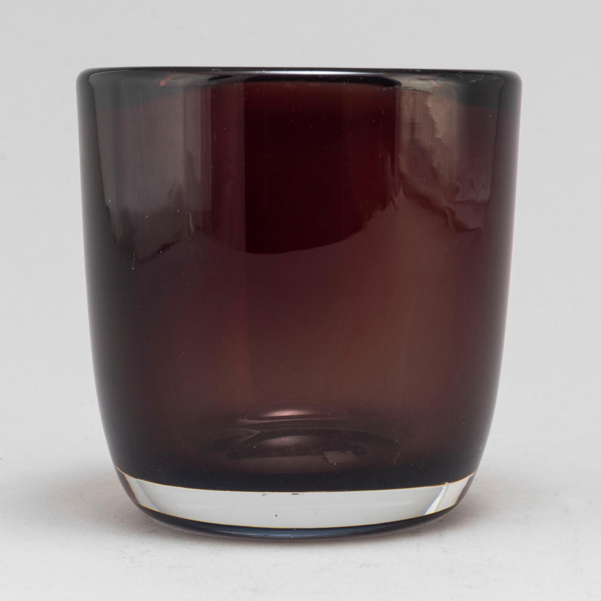 SVEN PALMQVIST, a glass vase from the second half of the 20th century, Orrefors.