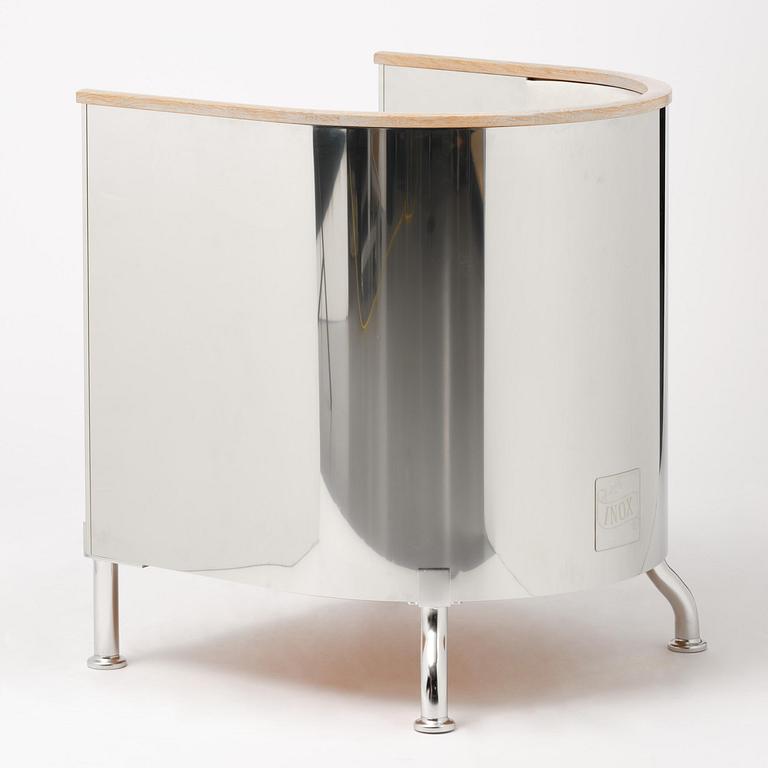 Mats Theselius, an "Inox" armchair, ed. 128/199, Källemo, Värnamo, post 2015.