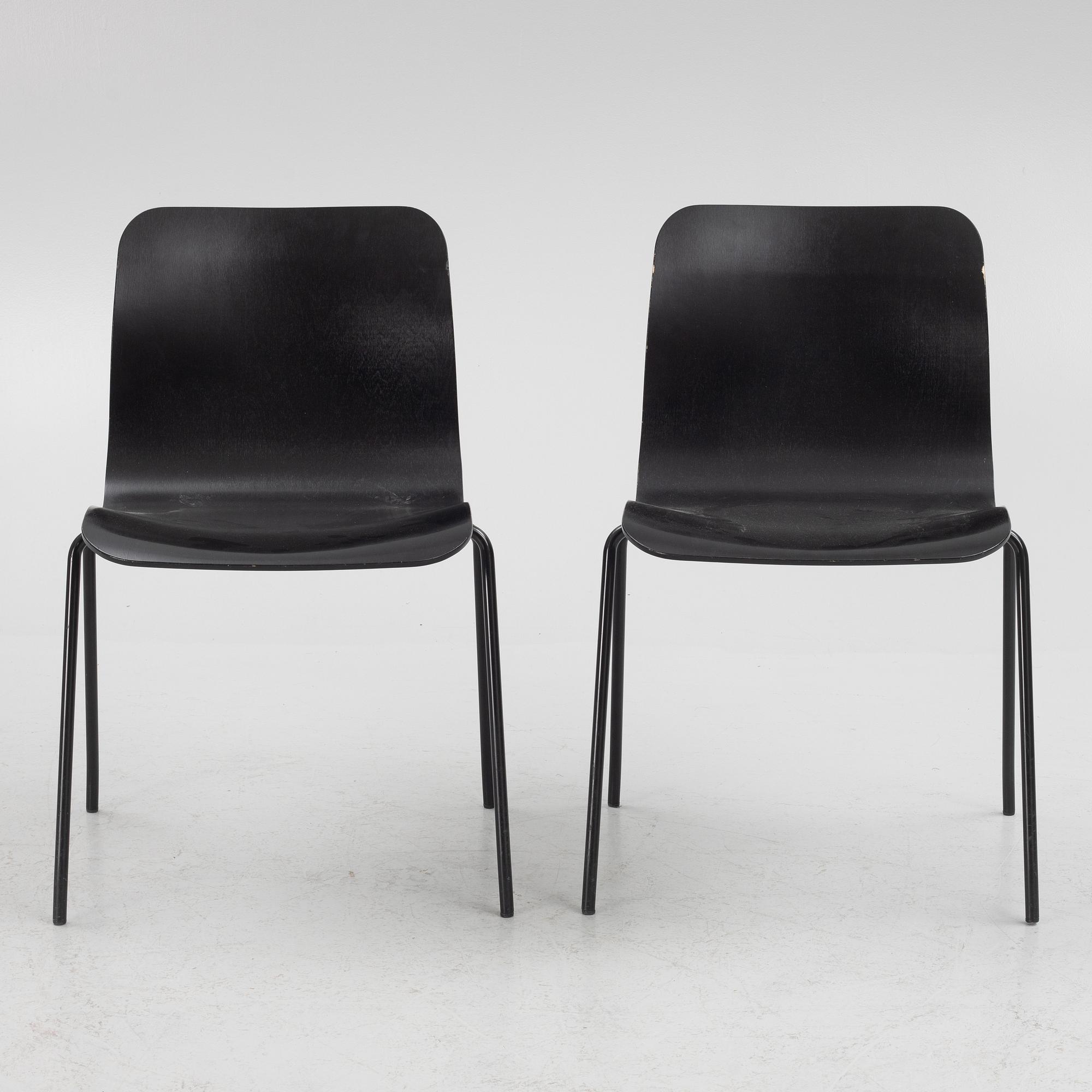 Claesson Koivisto Rune, stolar, ett par, "Cornflake", Offecct, 2007.