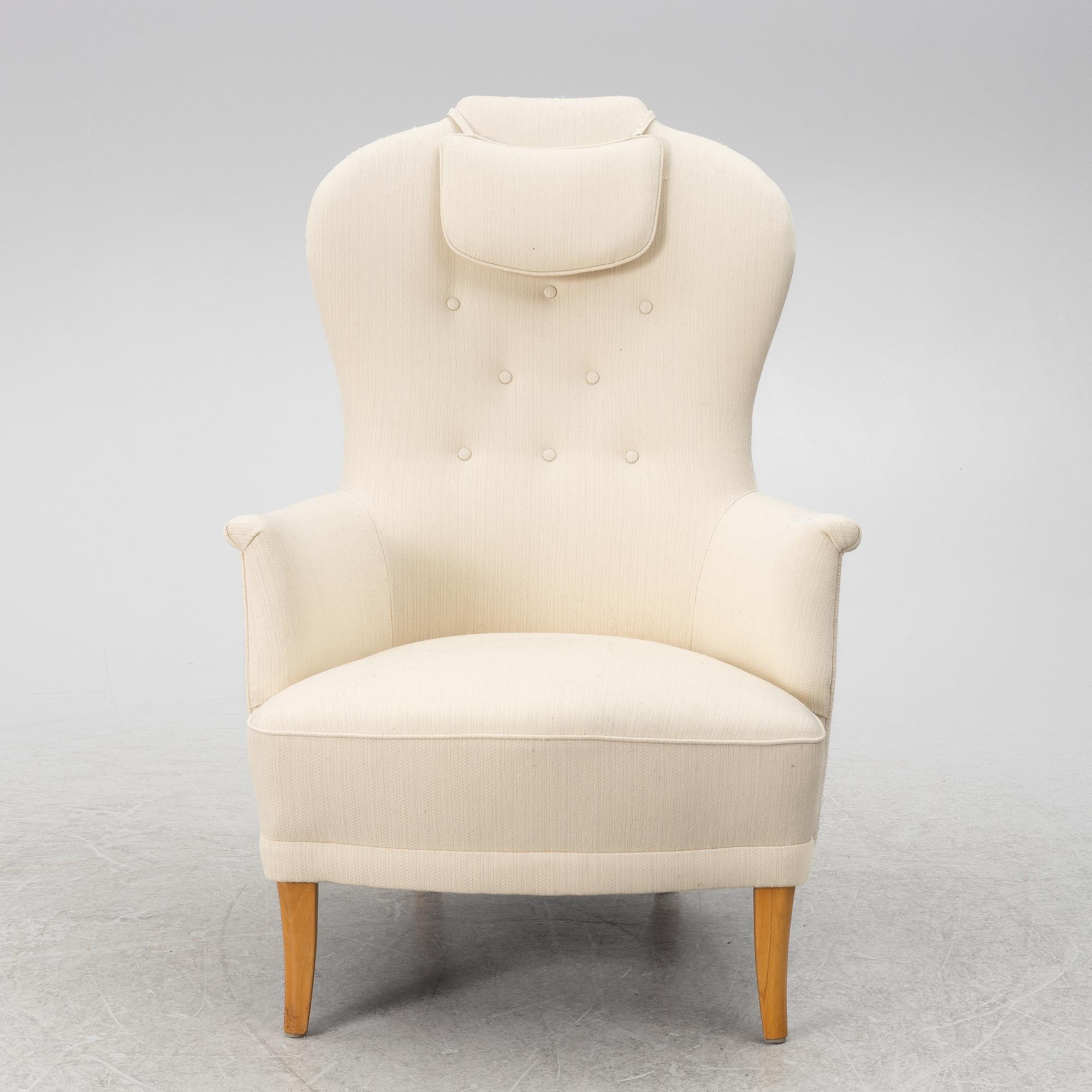 Carl Malmsten, Armchair "Farmor", second half of the 20th century.