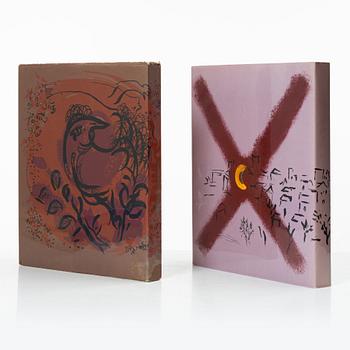 Marc Chagall, böcker, 6 st, "Chagall Lithographe I-VI, 1922-1985", Fernand Mourlot.