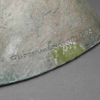 GOTTFRID LARSSON, skulptur, gips, signerad och daterad 1942.