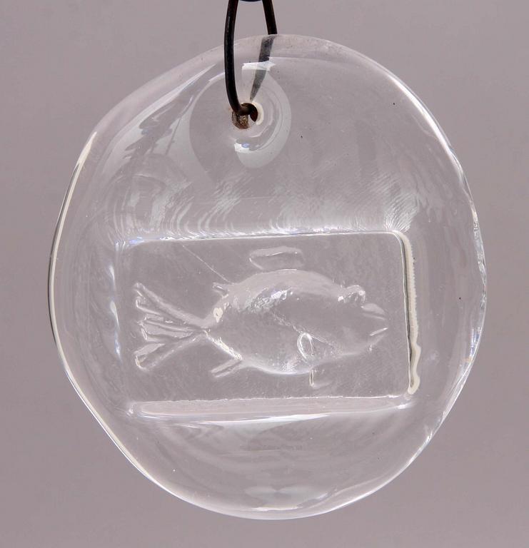 KANDELABER, glas samt smidesjärn, Erik Höglund, Boda glasbruk.