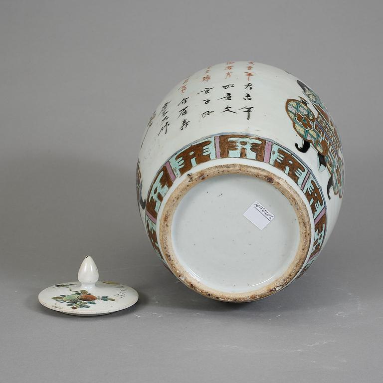 LOCKURNA, porslin, Kina, Tong zhi, 1800-tal.