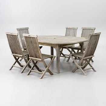 Trädgårdsgrupp, 7 delar, ROOM, omkring 2000.