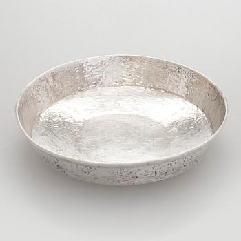 Tapio Wirkkala, skål, sterlingsilver, TW 289, Kultakeskus, Tavastehus 1969. Modellen formgiven 1963.
