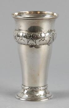 POKALVAS, silver, jugend, Köpenhamn, Danmark, 1918. Ca 300 gr.