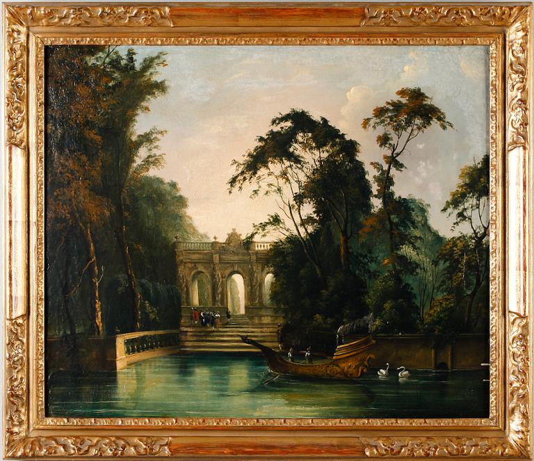 OKÄND KONSTNÄR, olja på duk, sannolikt Italien 1800-tal.