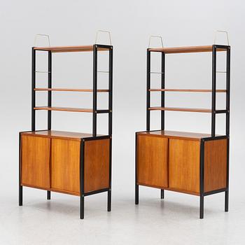 Bertil Fridhagen, a pair of bookcases, "Variette", Bodafors, 1960s.