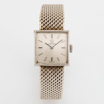 Omega, wristwatch, 17 x 17 mm.