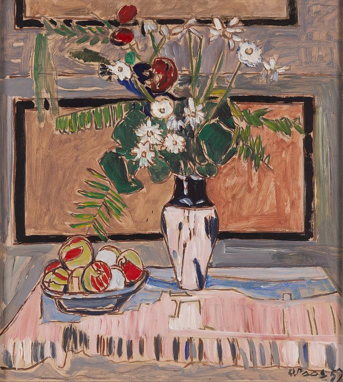 Otto Paas, Still life with flowers.