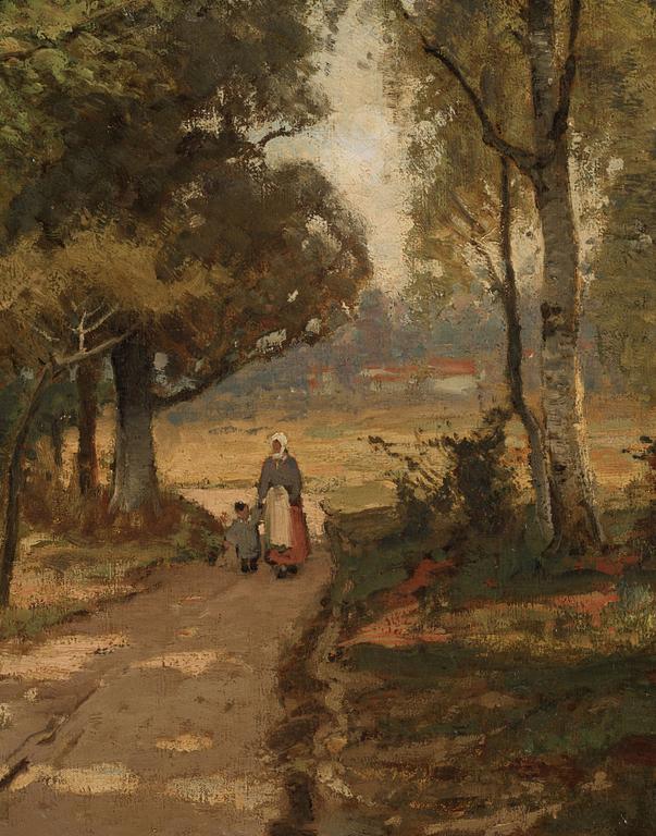 Carl Skånberg, A walk in the forest.