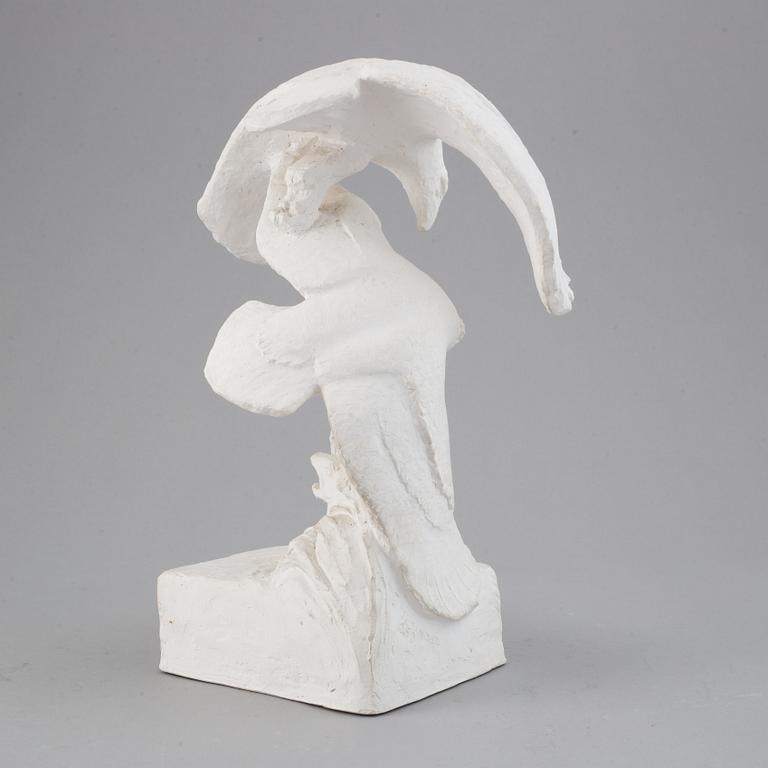 Jussi Mäntynen, a plaster sculpture, signed J. Mäntynen and dated 1959.