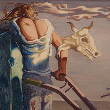 Axel Olson, Surrealistic landscape.