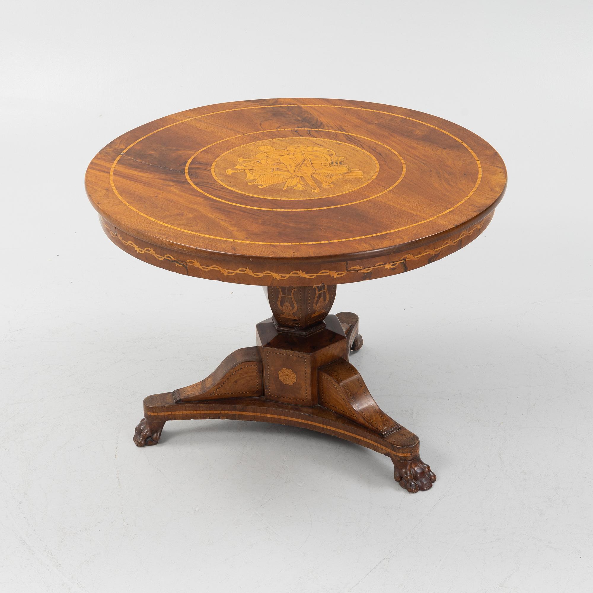 Table, Empire style, 1850-1880.