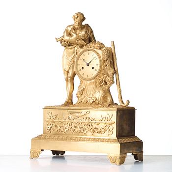 A French Empire early 19th century mantel clock.