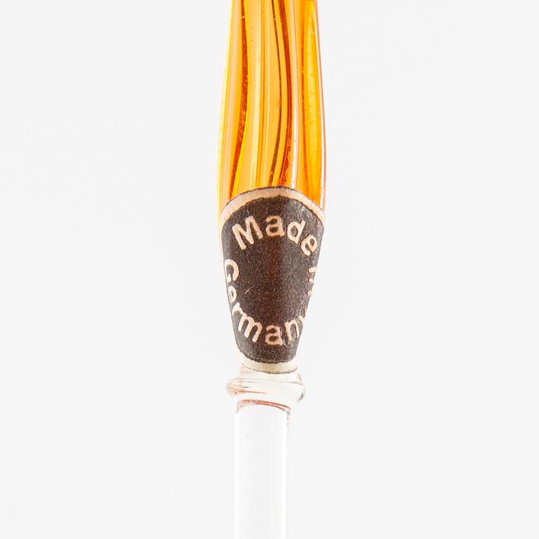 Drinking and smoking accessories, first half of the 20th century.