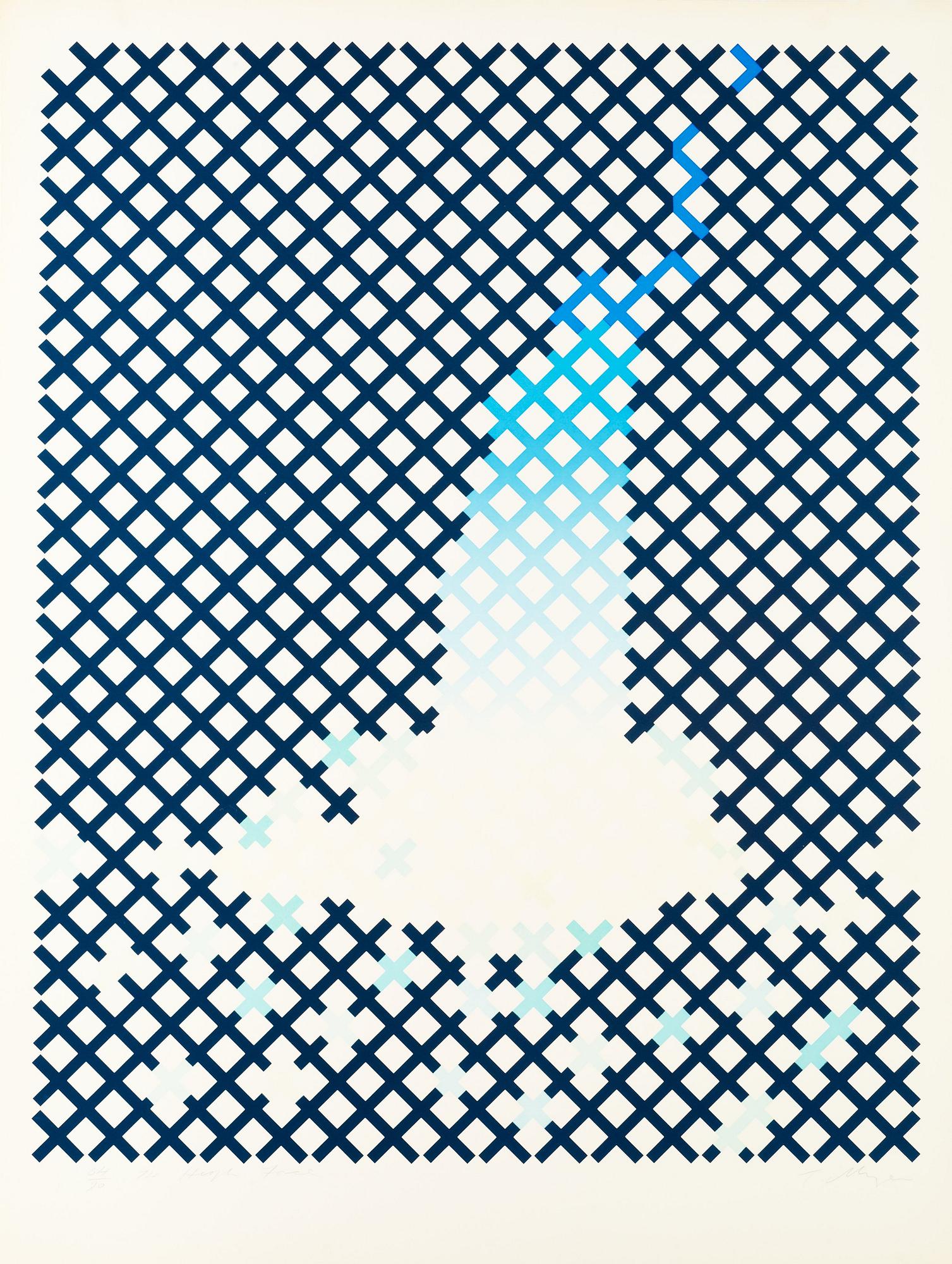 WILLIAM TILLYER, Svit med 25 serigrafier (varav en del i färg), etsningar och färgliotgrafier, 1974, samtliga signerade.