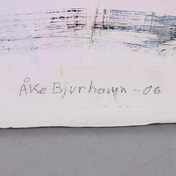 ÅKE BJURHAMN, akryl på duk, signerad och daterad -05.