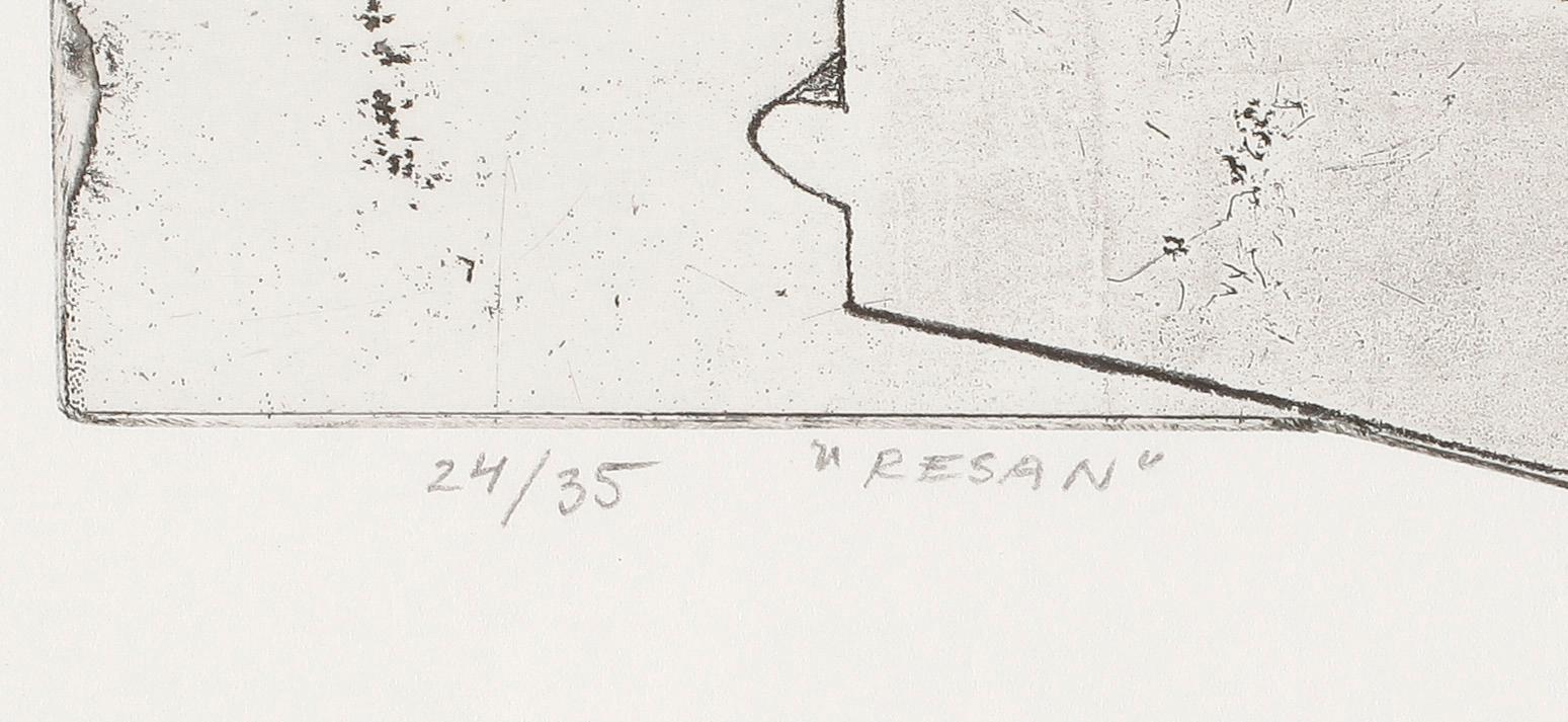 HANS HAMNGREN, färgetsning, signerad och numrerad 24/35, daterad 1970.