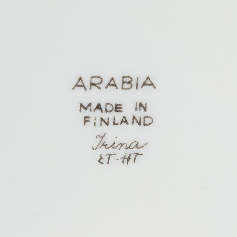 KAHVIASTIASTO, 46 osaa, "Irina"-koriste Esteri Tomula, Arabia 1971-72.