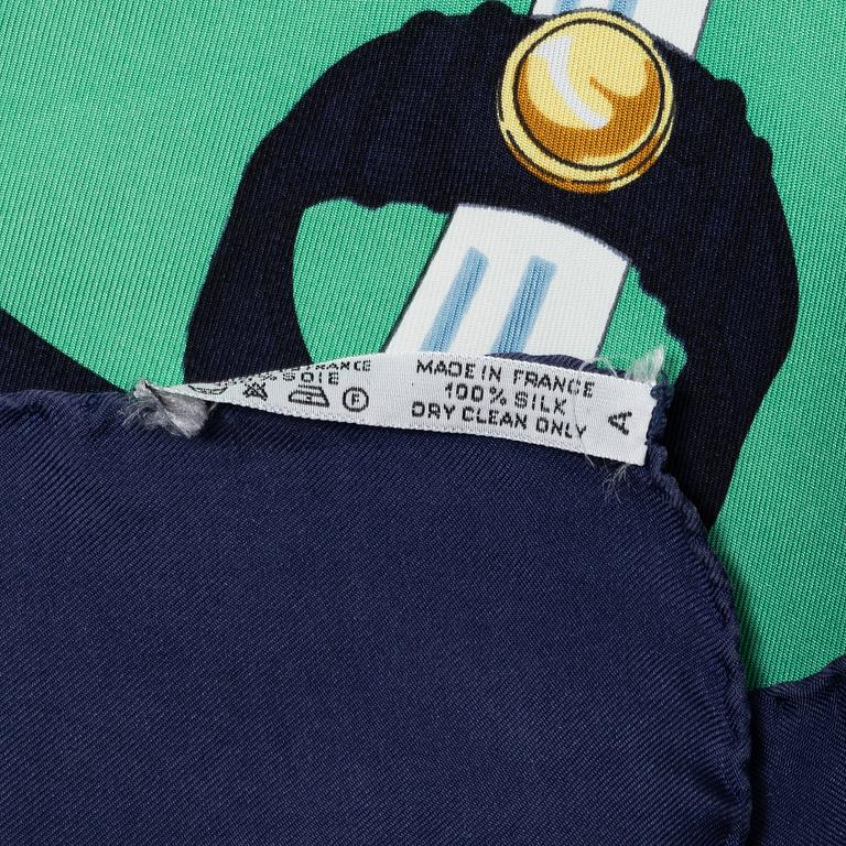 Hermès, scarf, "Eperon d'Or".