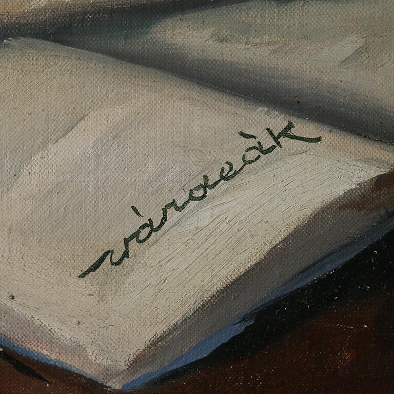 FERENC VARDEAK, olja på duk, signerad.