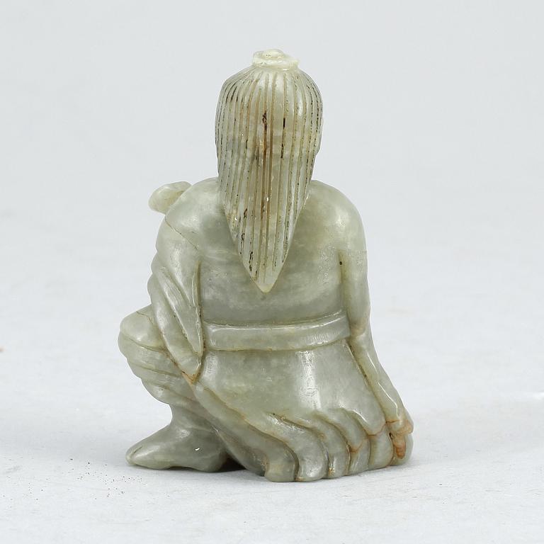 FIGURIN, nefrit, Kina, 1900-tal.