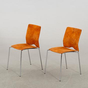 GUNILLA ALLARD Stolar, ett par. "Cosmos", Lammhults möbler.