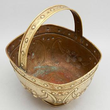 FRUKTKORG, mässing, 1800-talets första hälft.
