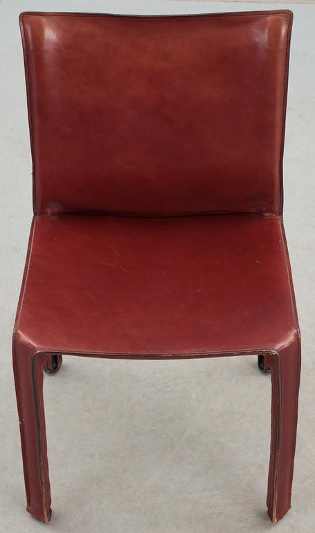 A Mario Bellini "Cab" chair, Cassina, Italy, model 412.