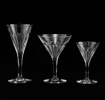 GLASSERVIS, 71 delar, 1900-tal.