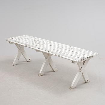 TRÄDGÅRDSBÄNK, 1900-talets första hälft.