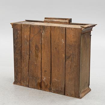 Cabinet., folk art, dated 1808.