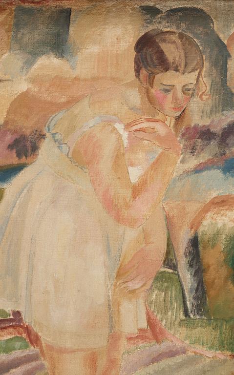 John Sten, "Sovande kvinna" (Sleeping woman).