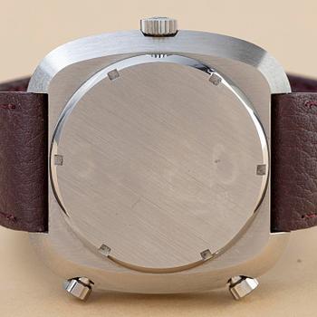 Heuer, Silverstone, "Burgundy", ca 1974.